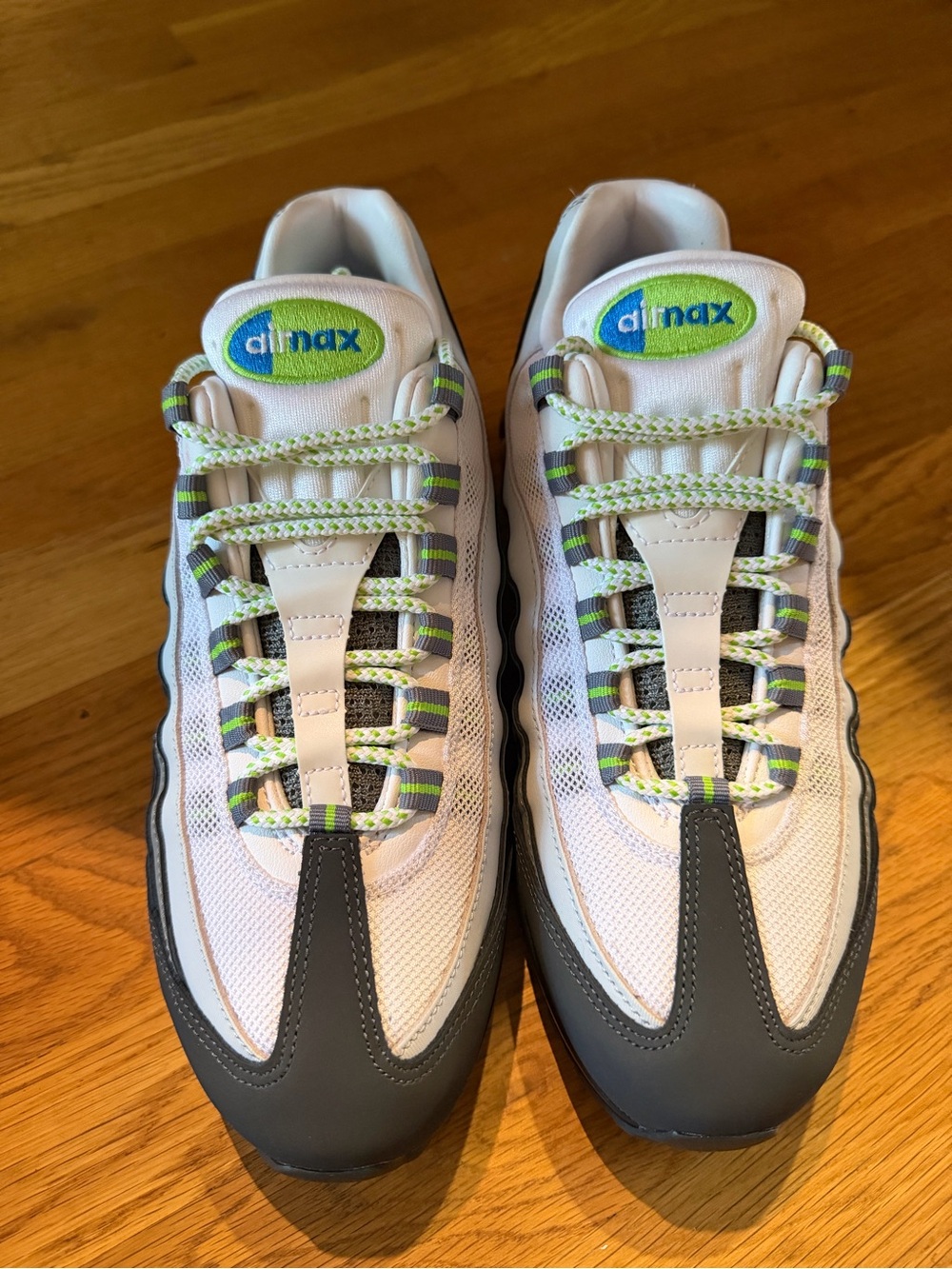 Nike Air Max 95 Big Bubble Green Apple Photo Blue Men’s 8 Women’s 9.5 NIB